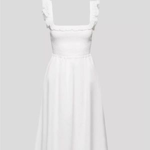 Aritzia Reminisce Dress (L) White